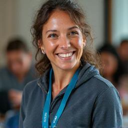 Kai Thompson delivering a marine workshop