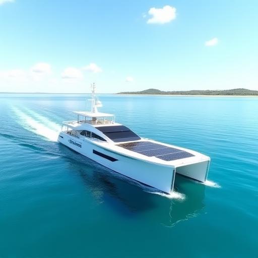 Solar-powered research vessel on the Gold Coast